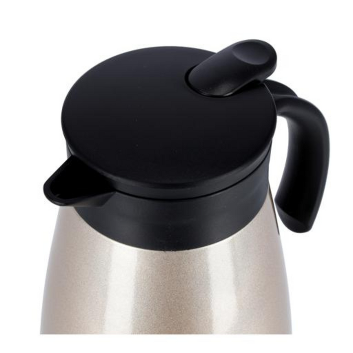 ROYALFORD 1.5L Portable Coffee Pot - Thermos with Insulated Heat Retention for Hot/Cold Beverages