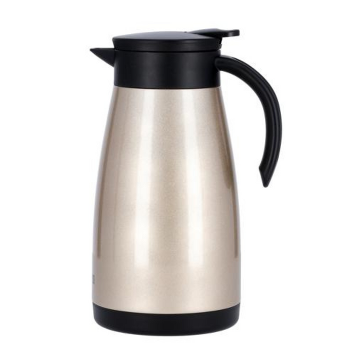 ROYALFORD 1.5L Portable Coffee Pot - Thermos with Insulated Heat Retention for Hot/Cold Beverages