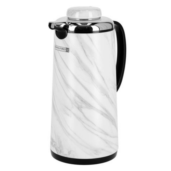 ROYALFORD 1.9L Marble Design Double Wall Vacuum Flask with Long Hour Heat Insulation