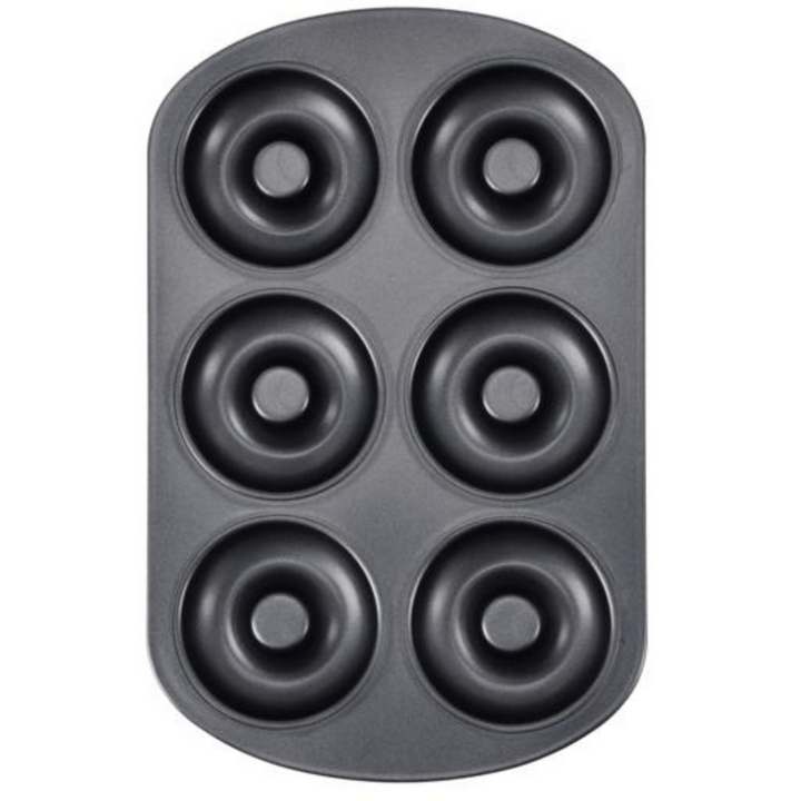 ROYALFORD 6-Cavity Dark Grey Donut Pan (1x24)