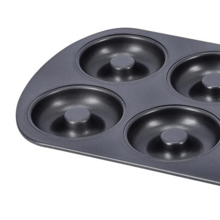 ROYALFORD 6-Cavity Dark Grey Donut Pan (1x24)