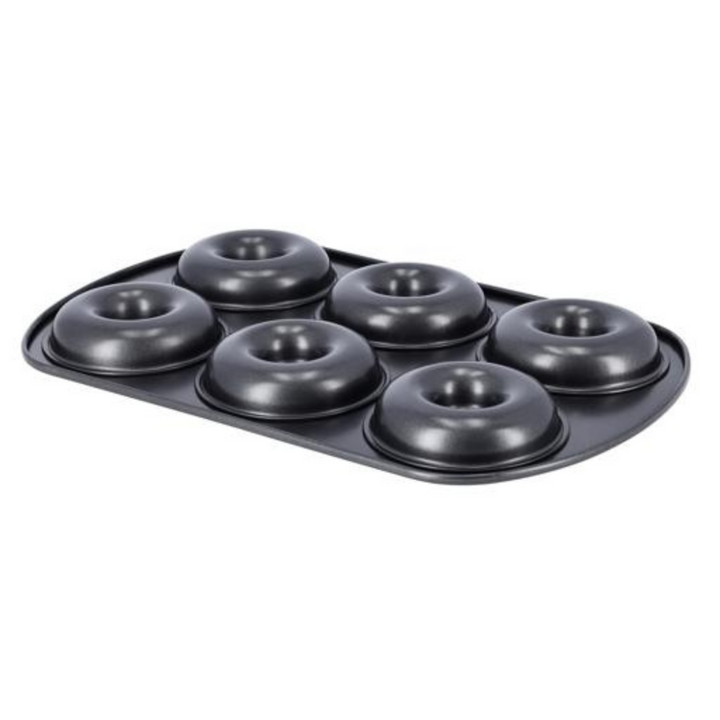 ROYALFORD 6-Cavity Dark Grey Donut Pan (1x24)