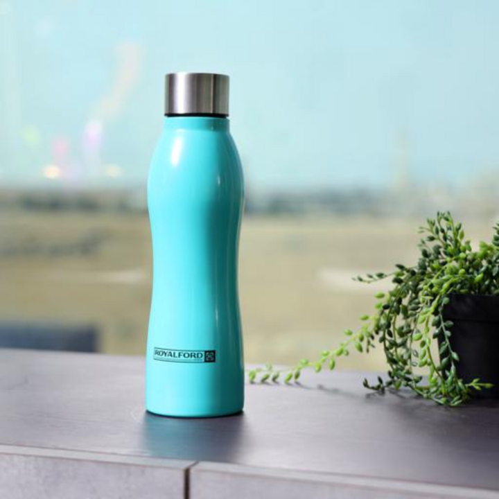 ROYALFORD 750ml Blue Stainless Steel Sports Bottle