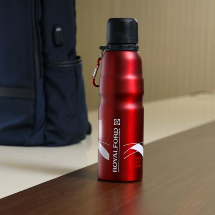 ROYALFORD 750ml Red Stainless Steel Sports Bottle