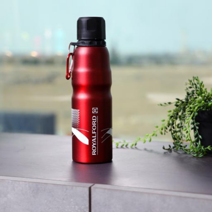 ROYALFORD 750ml Red Stainless Steel Sports Bottle