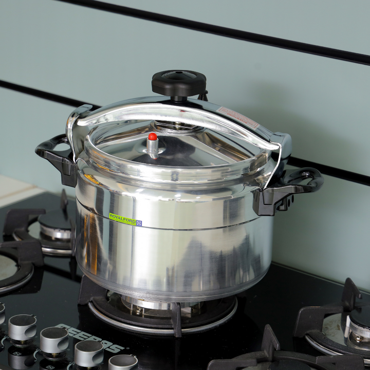 ROYALFORD Aluminum Pressure Cooker, Fast and Easy Cooking 