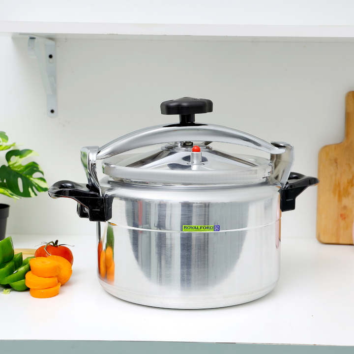 ROYALFORD Aluminum Pressure Cooker, Fast and Easy Cooking 