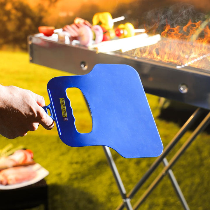 ROYALFORD BBQ Blower-Hand Fan, Premium Quality Plastic