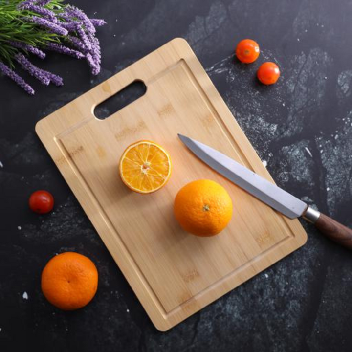 ROYALFORD Bamboo Cutting Board, 330X230X14mm - Stylish, Durable, & Hardwearing