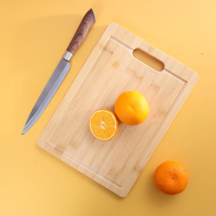 ROYALFORD Bamboo Cutting Board, 330X230X14mm - Stylish, Durable, & Hardwearing