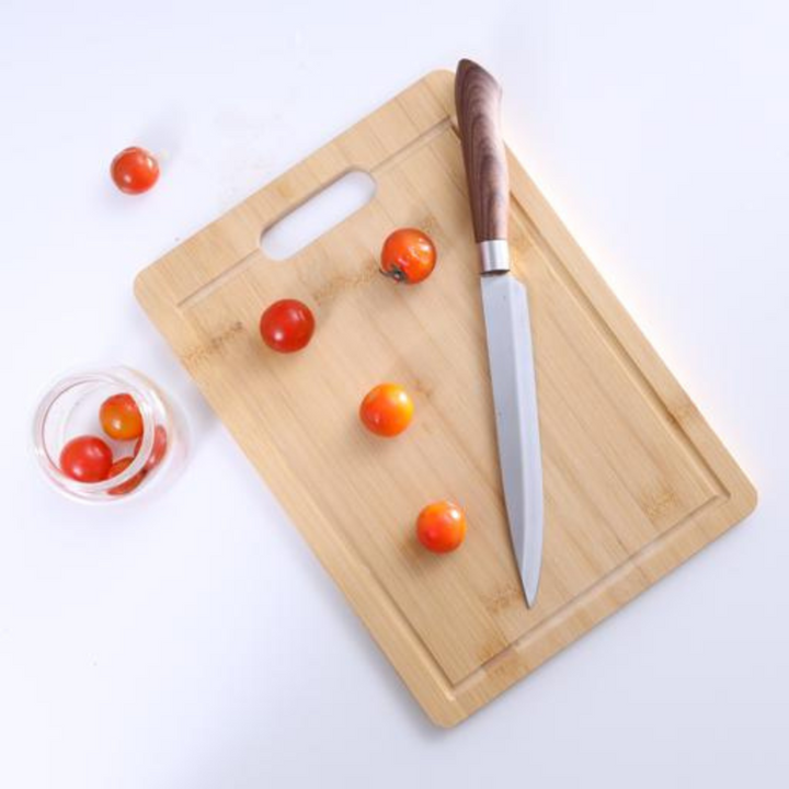 ROYALFORD Bamboo Cutting Board, 330X230X14mm - Stylish, Durable, & Hardwearing