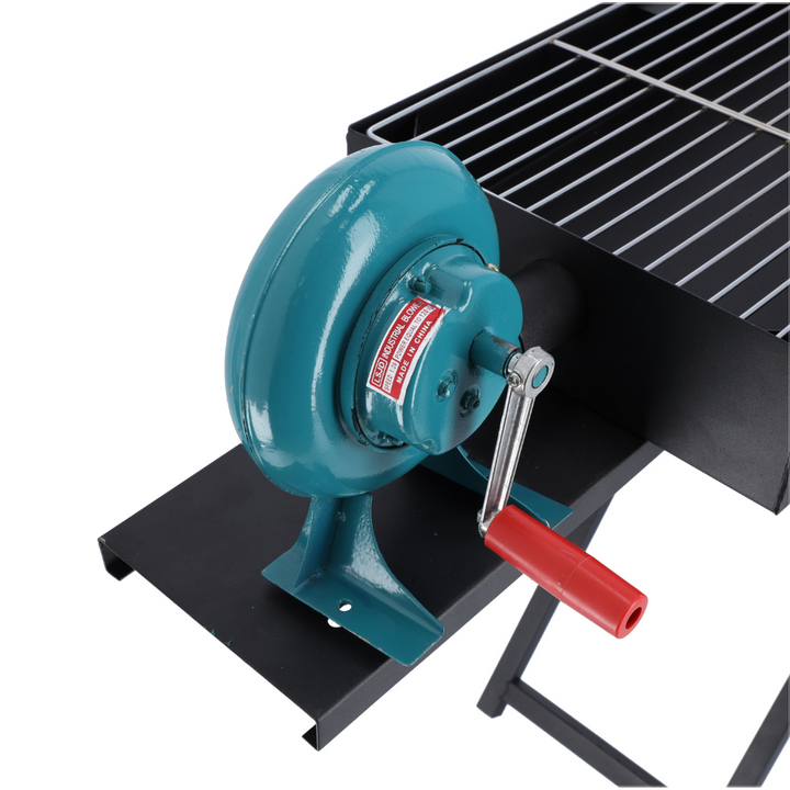 ROYALFORD Barbecue Grill Stand with Blower, Durable Iron Portable Grill