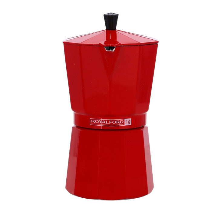 ROYALFORD Espresso Coffee Maker, Aluminium