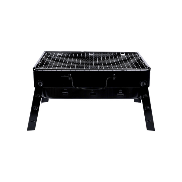 ROYALFORD Foldable Barbecue Charcoal Grill Stand with Iron Construction 35x27x20CM