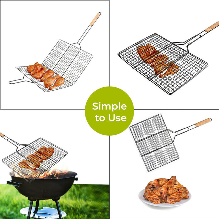 ROYALFORDPortableChromiumPlatedBBQGrill_Foldable_Durable