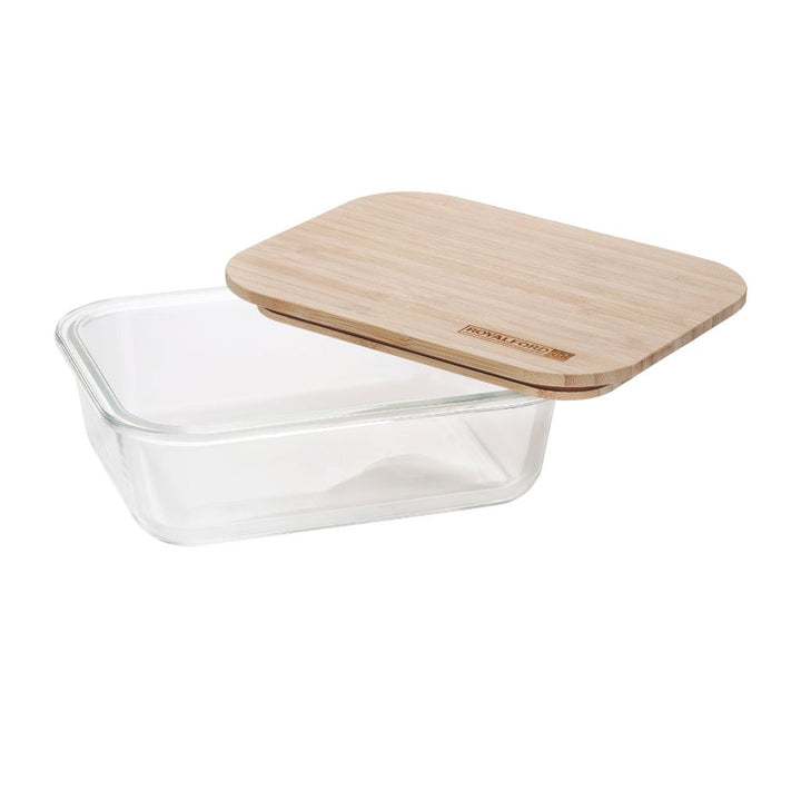 ROYALFORDRectangularGlassFoodContainerCapacitywithBambooLid_SiliconeSeal_2