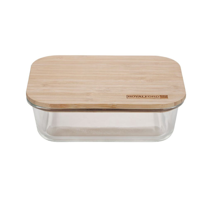    ROYALFORDRectangularGlassFoodContainerCapacitywithBambooLid_SiliconeSeal_4