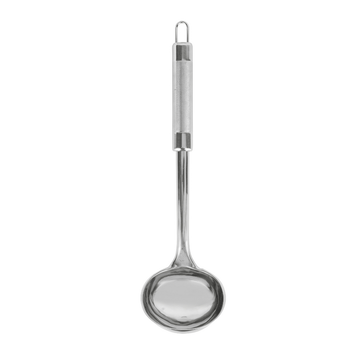 ROYALFORD Stainless Steel Ladle with Tube Handle (30.3X8.8Cm) - Pro Soup Ladle