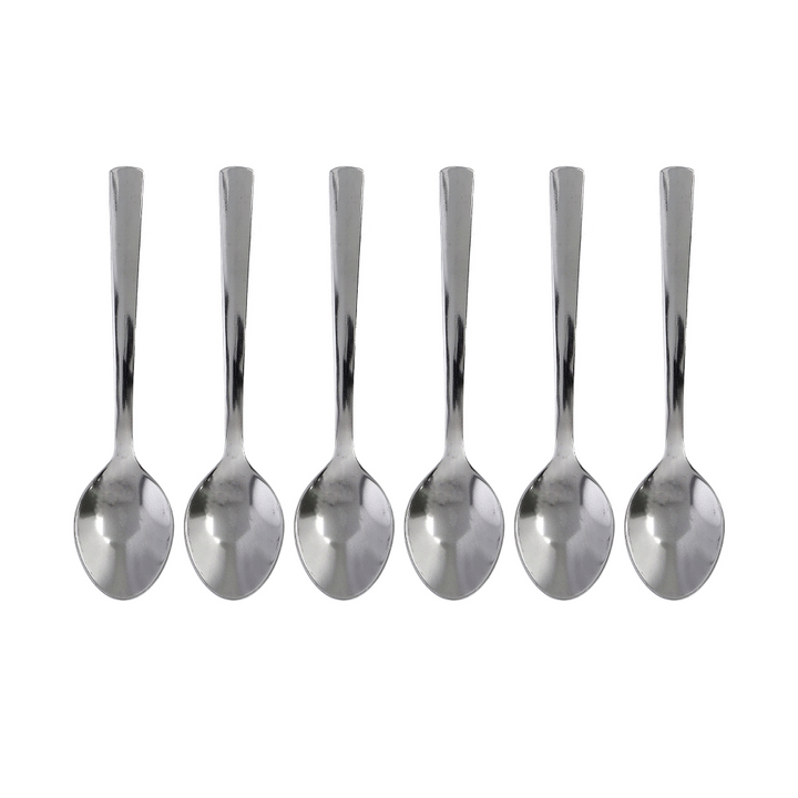 ROYALFORD Stainless Steel Mocca Spoons, 6 Pieces Set