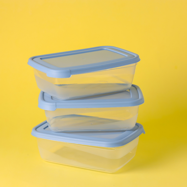 Rectangular Storage Container, Set of 3Pcs