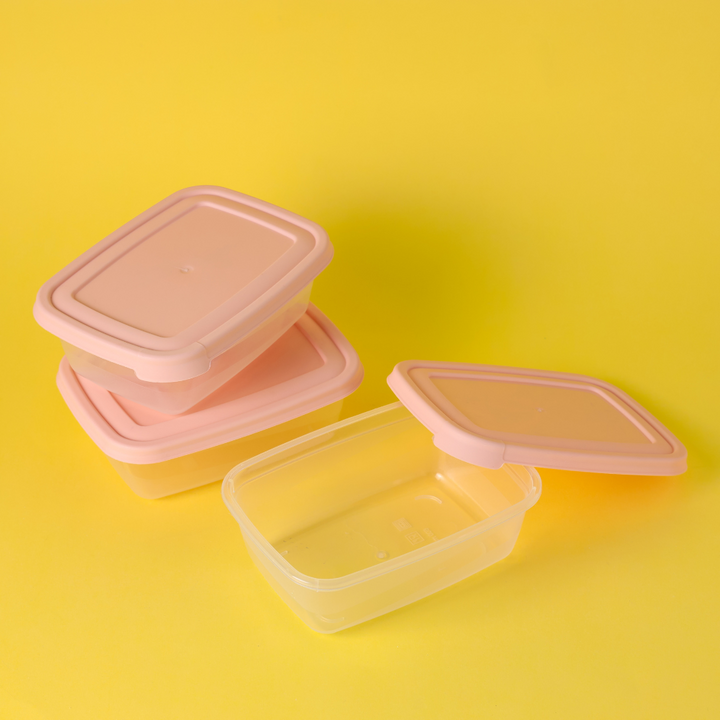 Rectangular Storage Container, Set of 3Pcs