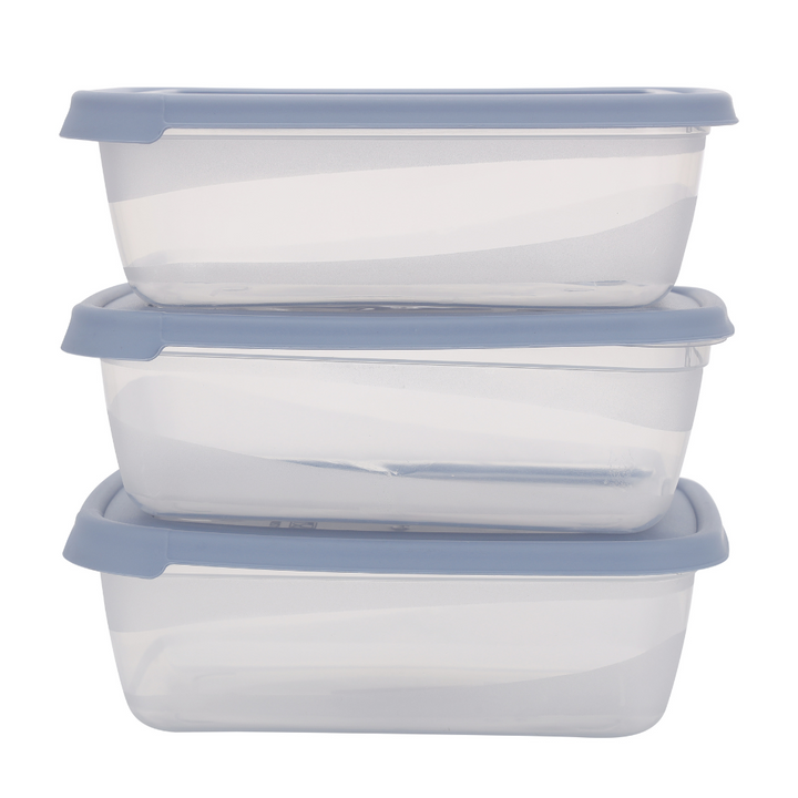 Rectangular Storage Container, Set of 3Pcs