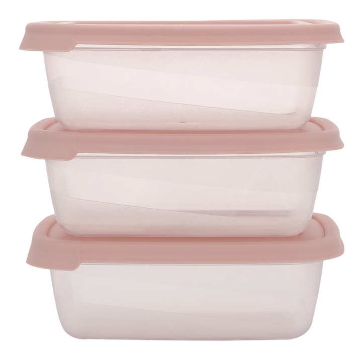 Rectangular Storage Container, Set of 3Pcs