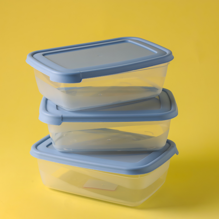 Rectangular Storage Container, Set of 3Pcs