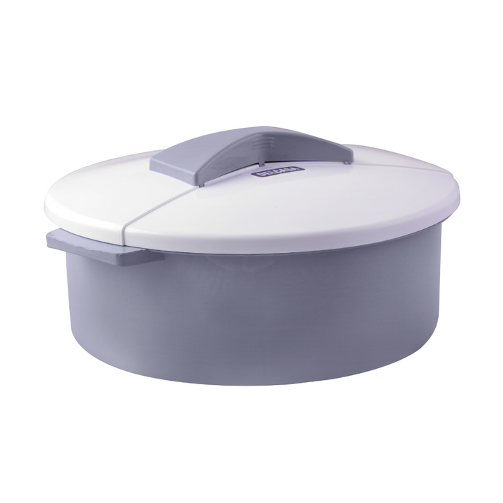 Round Casserole with Lid, Polymer Plastic Container 