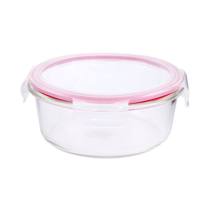 Round Glass Airtight Container