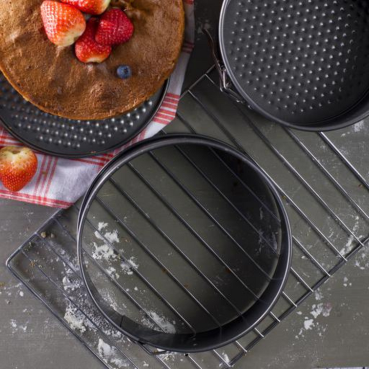 Royalford 2pc Non-Stick Springform Cake Tin with Loose Base.