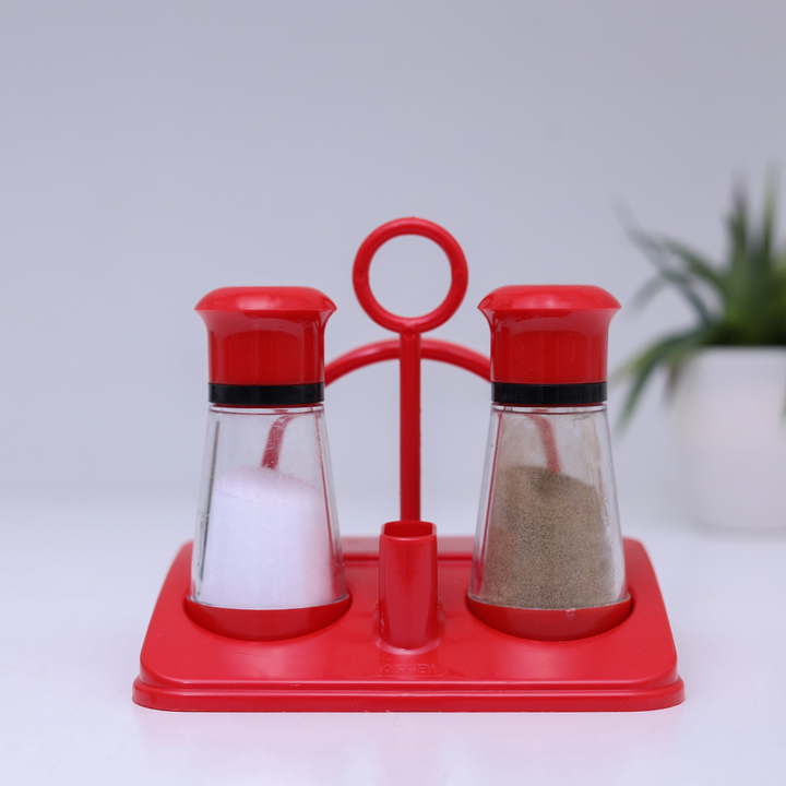  Salt and Pepper Holder elegant design constructed with high-quality plastic