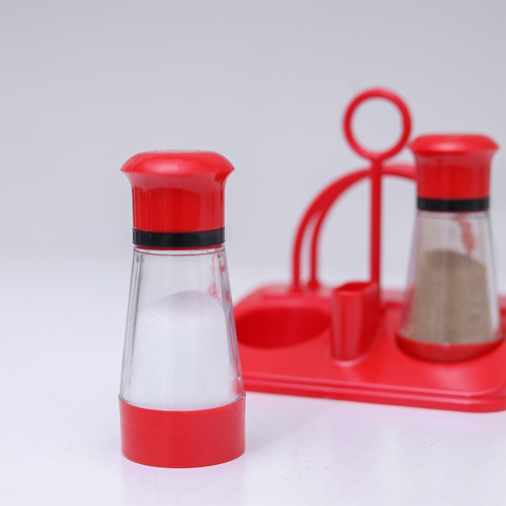  Salt and Pepper Holder elegant design constructed with high-quality plastic