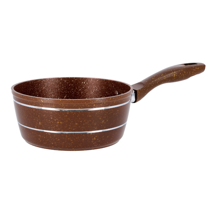 Saucepan, Forged Aluminium & Durable Granite Coating with Handle