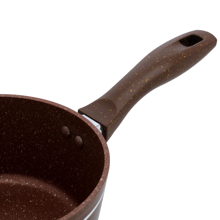 Saucepan, Forged Aluminium & Durable Granite Coating with Handle