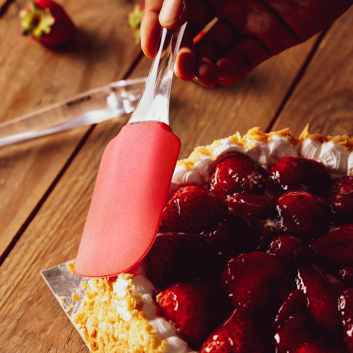 Silicon Spatula and Brush Set, Heat Resistant and Easy to Clean Set 