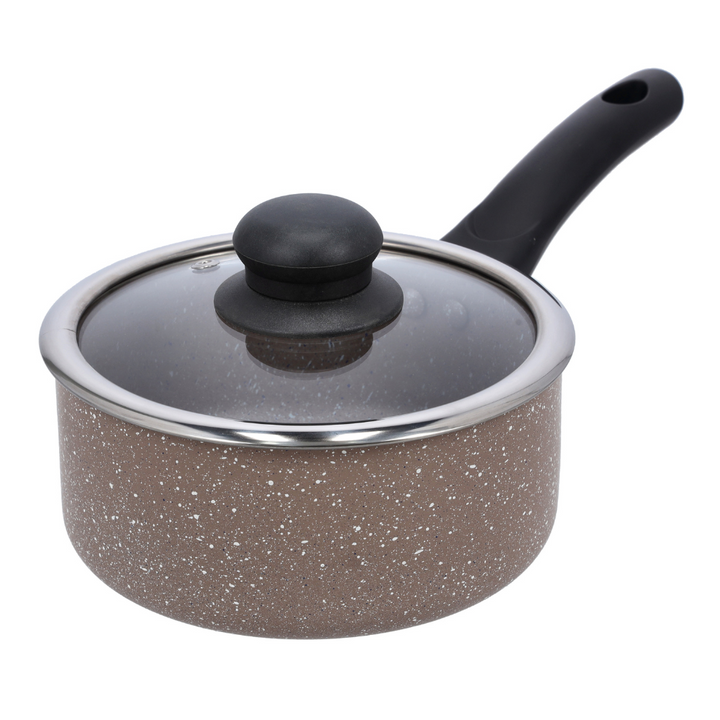 Smart Granite Coated Cookware Set, For Gas, Induction & Ceramic Hobs, 9Pcs