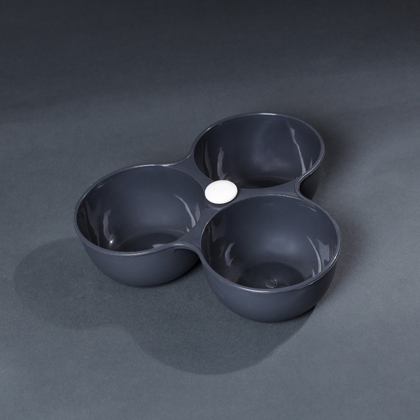 Snack Serving Bowl set with 3 compartments