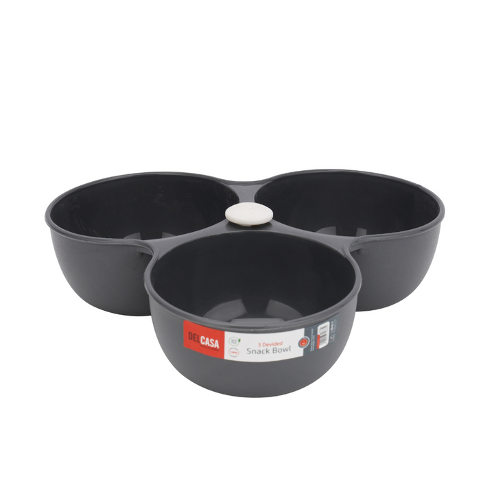 Snack Serving Bowl set with 3 compartments