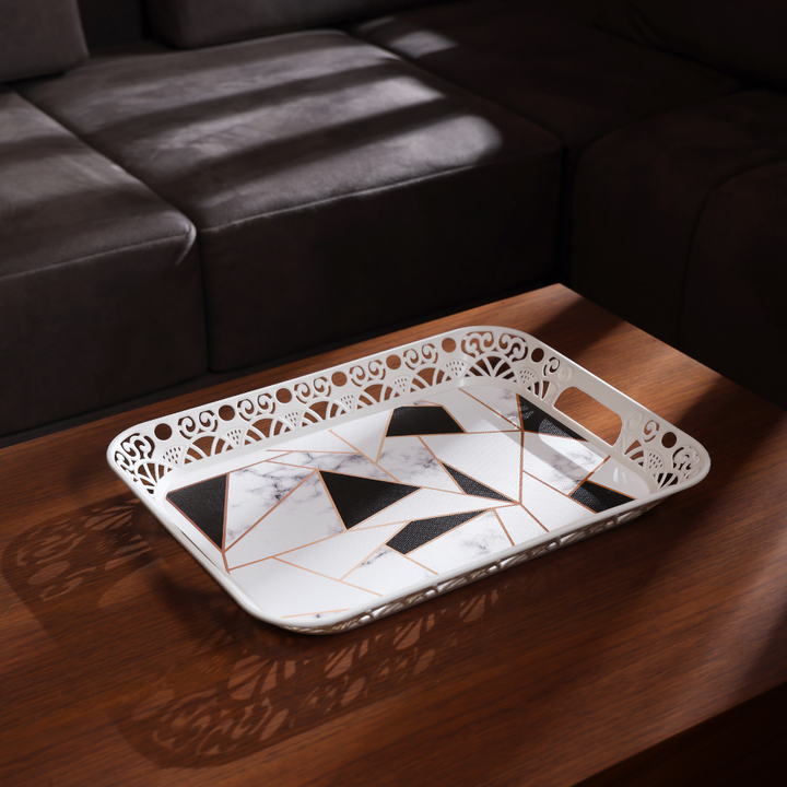 Square Plastic Serving Tray 43 CM