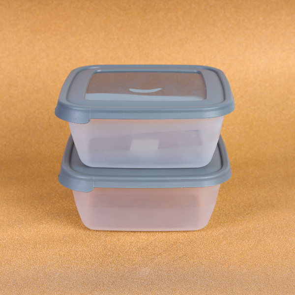 Square Storage Box Set of 2Pcs, 