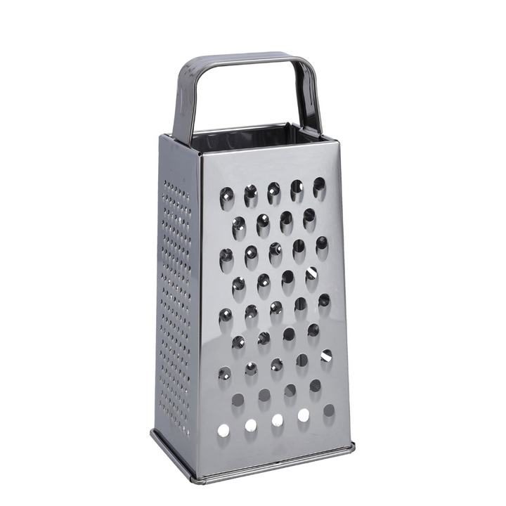 Stainless Steel Grater, 4 Side Grater, Slicer, Chopper, and Zester