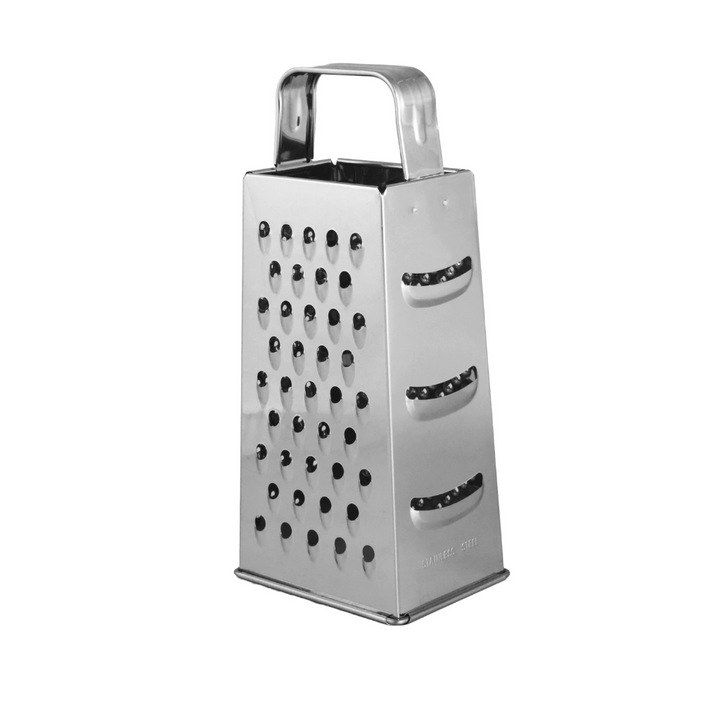 Stainless Steel Grater, 4 Side Grater, Slicer, Chopper, and Zester