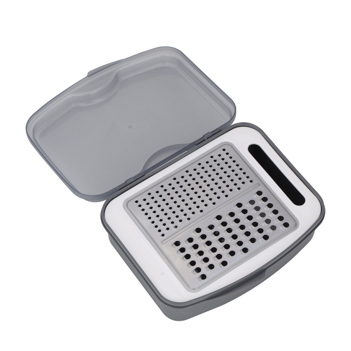 Stainless Steel Grater with Storage Container