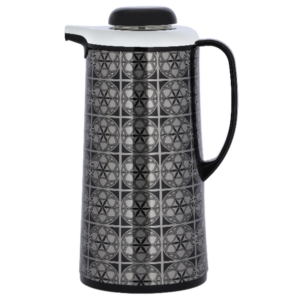 Stainless Steel Leak-Resistant Double Wall Vacuum Flask Silver And Black 