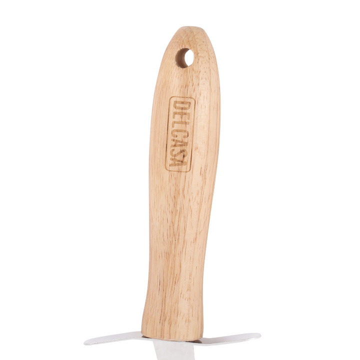 Stainless Steel Pizza Cutter With Wooden Handle