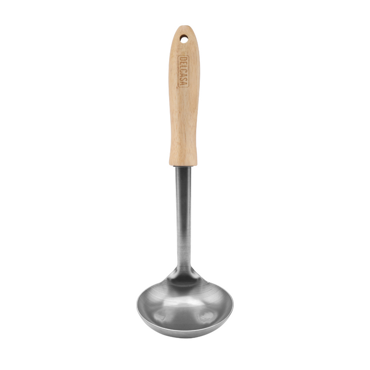 Stainless Steel Soup Ladle With Wooden Handle