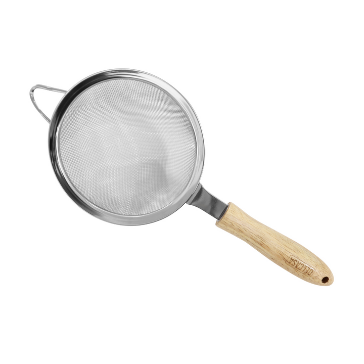  Stainless Steel Strainer With Wooden Handle 