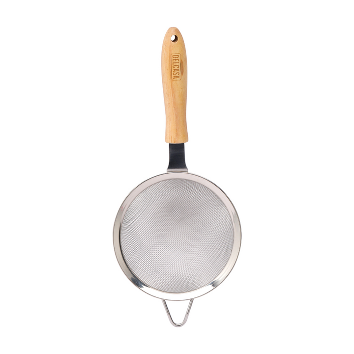  Stainless Steel Strainer With Wooden Handle 