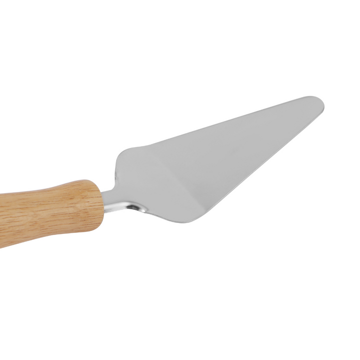 Stainless Steel Turner With Wooden Handle